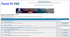 Desktop Screenshot of forums.pocketpcfaq.com